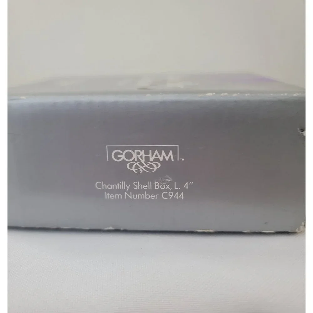 Gorham Chantilly Shell Trinket Box 4